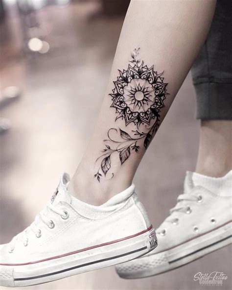 tatuajes para las piernas|40 Estilos hermosos de Tatuajes en pierna para mujer